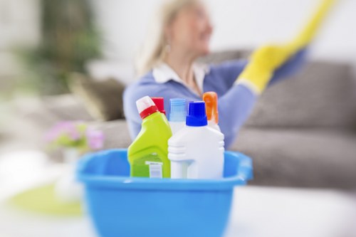 Cleaned carpet fibres after steam carpet cleaning in Soho